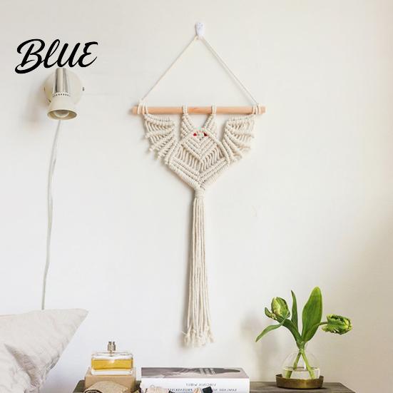 Hanging Planter Gothic Plant Holder Pot Stylish Tapestry Succulent Bat Woven Design Air Home Decor