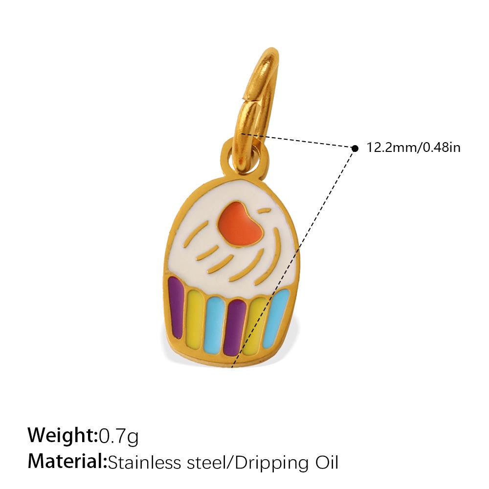 Colorful Enamel Beverage Pendant - Sweet Girl Fashion Jewelry