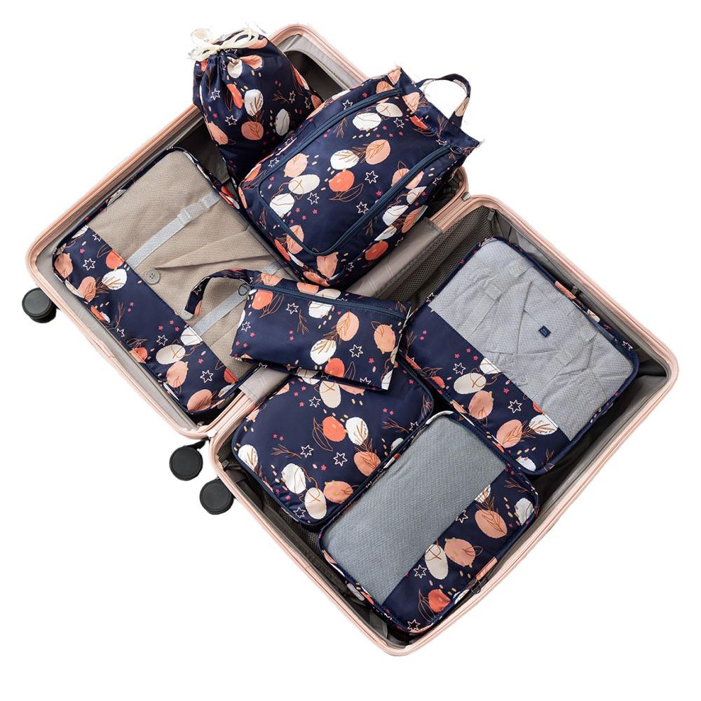 7Pcs Large Capacity Luggage Storage Bags Set Washable Dampproof Travel Packing Organizer Waterproof Foldable