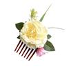 Side Clip Flower Hair Comb Bohemian Wedding Bride Accessories  Water Splashing Festival