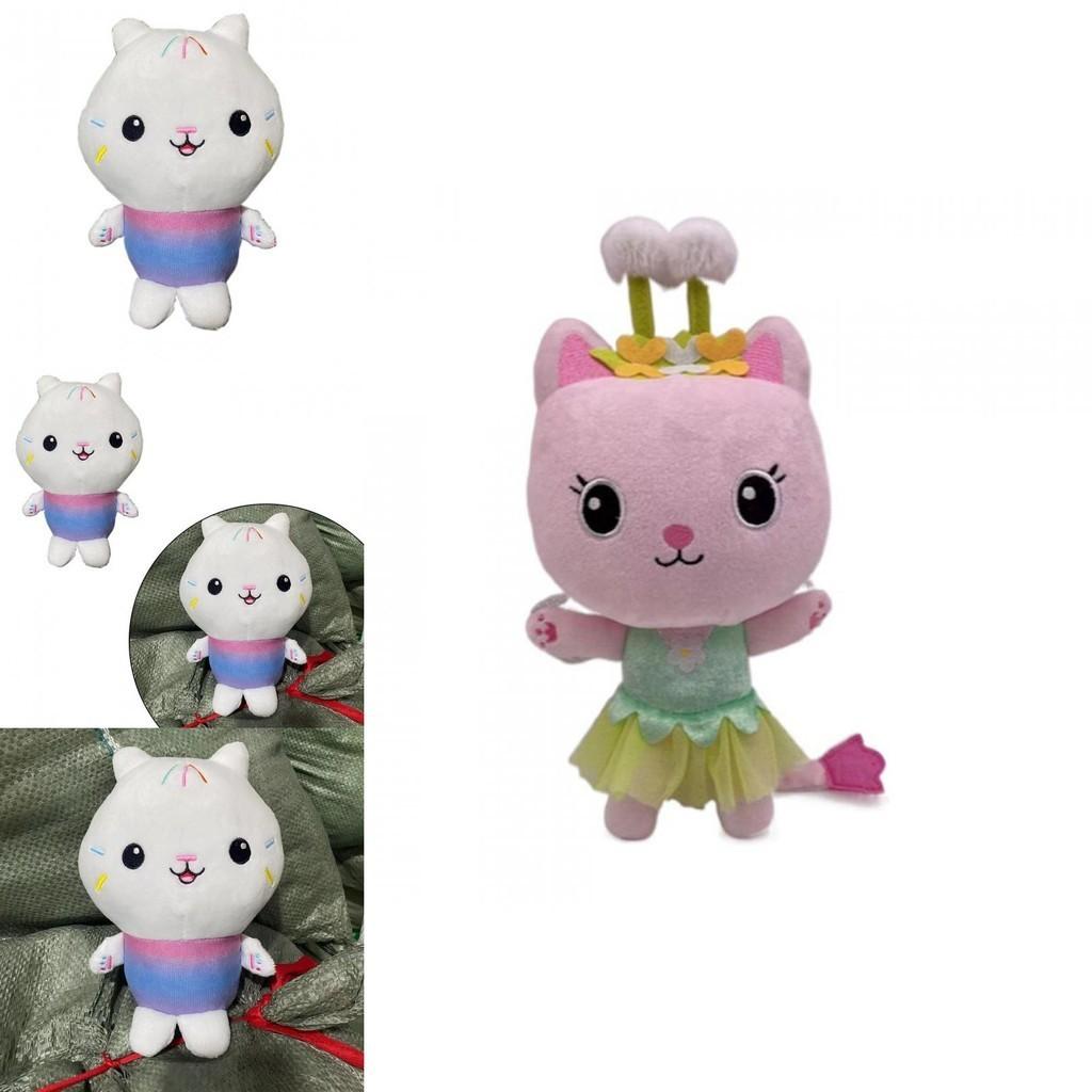 Cozy Gabby Dollhouse Plush Toy Mercat Cartoon Stuffed Animal Mermaid Cat Plushie Doll