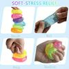 1Pc Glow Drop Squishy Toy – Soft Elastic Sensory Stress Ball, Cement Texture Fidget for Desk Decor, Classroom Prize for Students