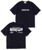 MIDNIGHT12AM When The World Oversized Short Sleeve T-Shirt Navy