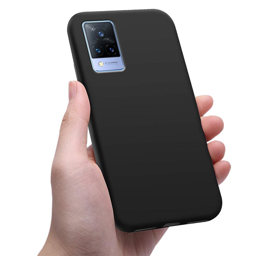 Thin Case for Vivo V21 5G, Slim, Black