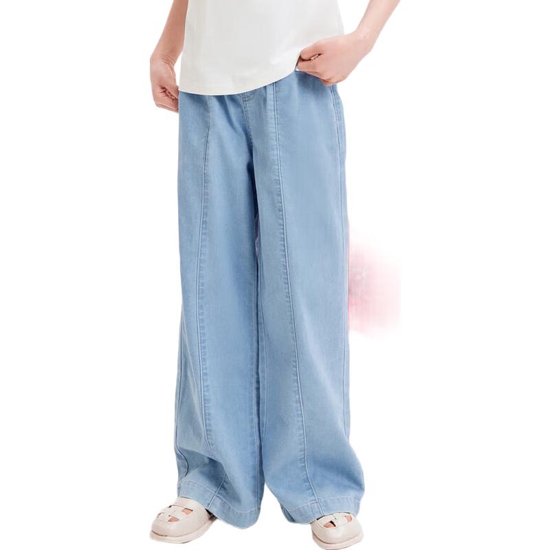 Girls  Summer Straight-Leg Denim Jeans 120