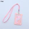 1PC Cartoon Bear Lanyard Identity ID Card Sleeve Credit Cover Case Card Holder Bus Card Case