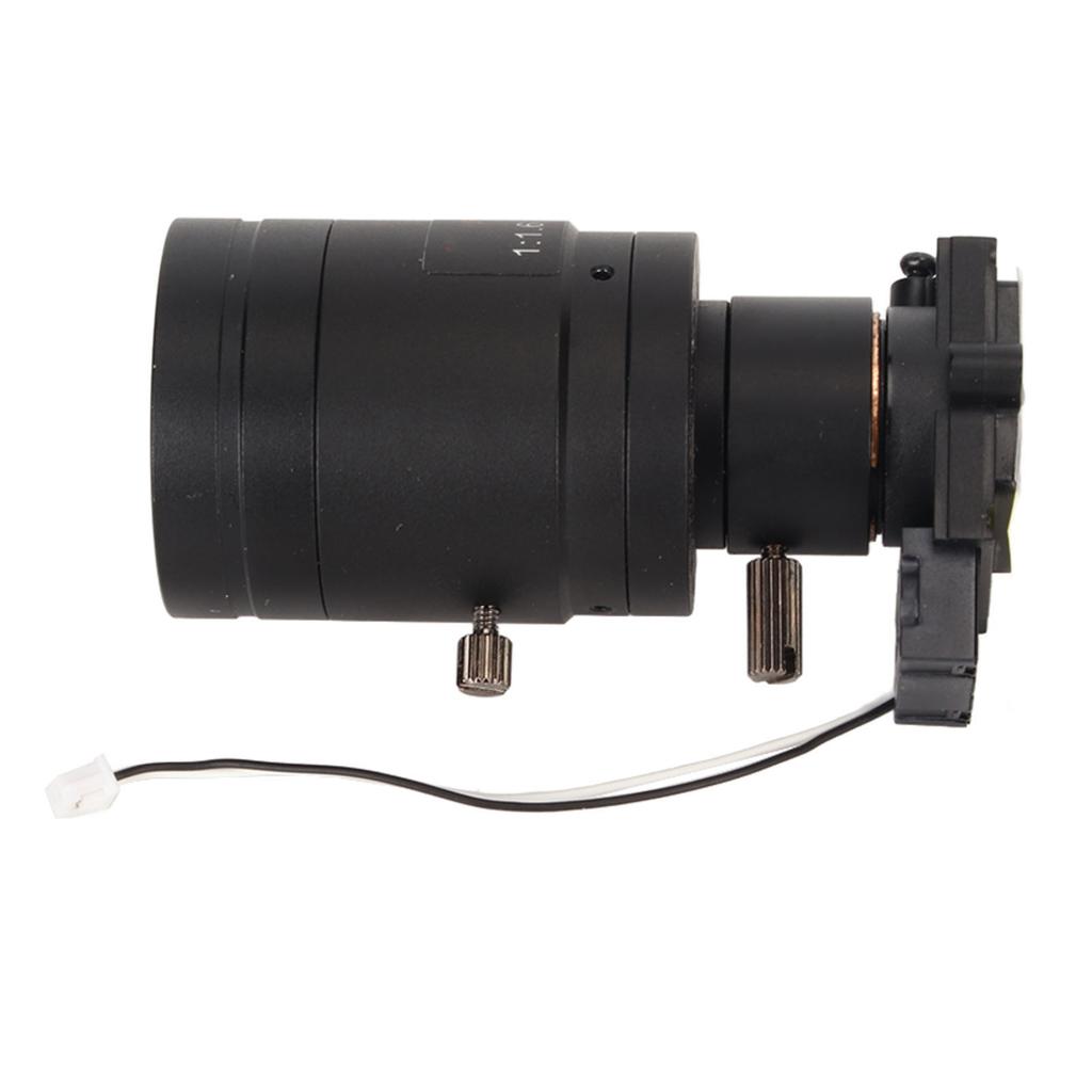 CCTV Lens F1.6 HD 4MP M12 Mount Long Focus 12.7in Image Format 10X Manual Zoom Lens for IP AHD