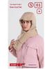 Women's Hooded Down Hat & Scarf: Windproof, Warm Ear & Neck Protection for Autumn/Winter