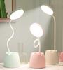 D2 Desk Table Lamp Led USB Touch Night Light Stepless Dimming Light Eye Protection Learning Multi-Function Bracket Pen Holder