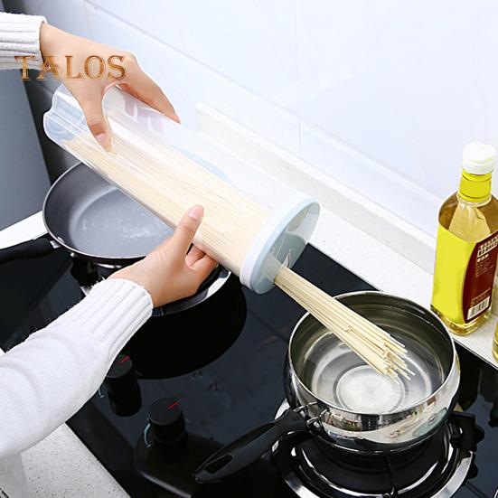 Høy Klar Spaghettibeholder Oppbevaringskrukke med Lokk BPA-fri Stor Kapasitet Gjennomsiktig Design Lufttett Lekkasjesikker Spaghettioppbevarer