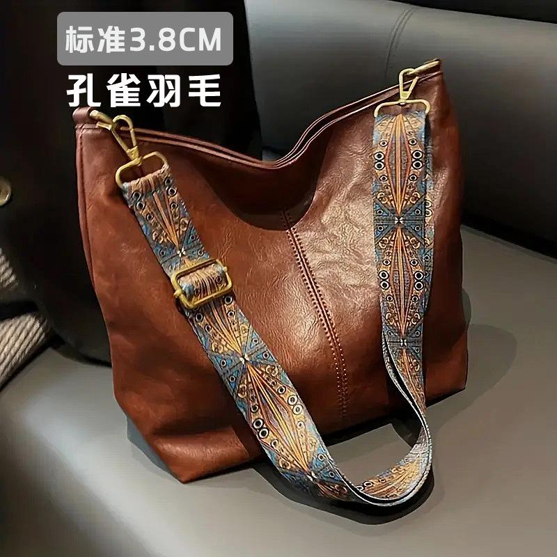Crossbody Bag with Ultra-wide Accessories Color Satchel Thick Back with Thorns Extended Replacement Strap Adjustable Universal Bag Shoulder Strap