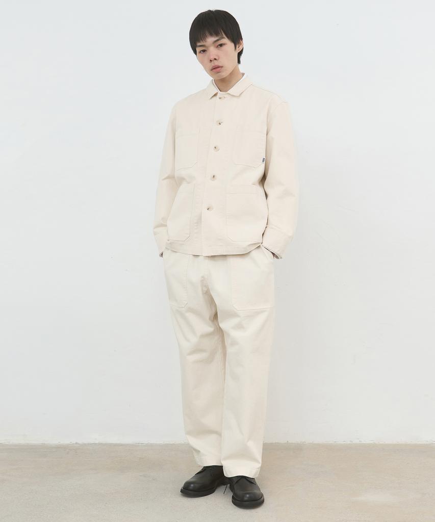 Wokeuwokeu Easy Work Pants (Ecru)
