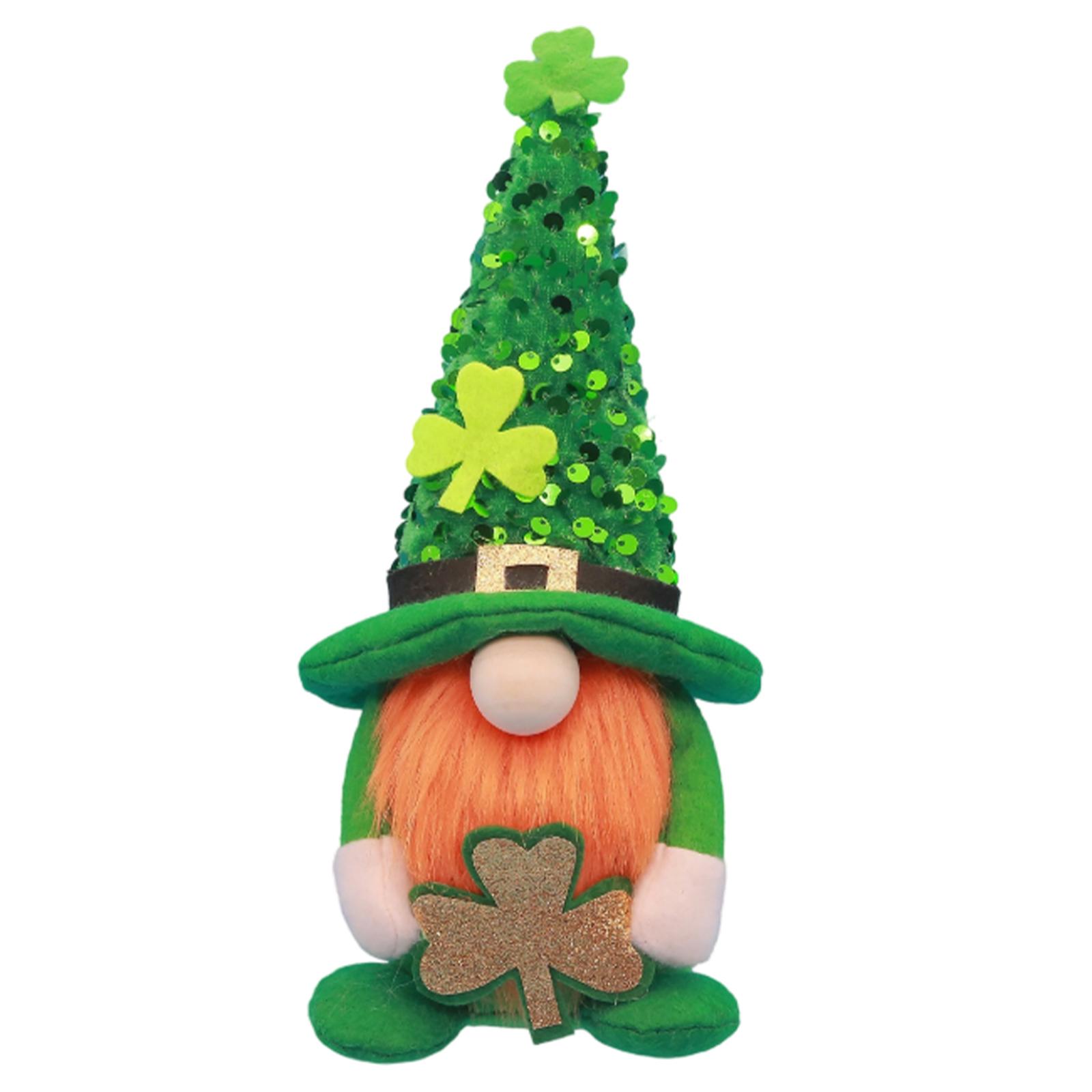 Patricks Day Irish Leprechaun Plush Patricks Day Dwarfs Scandinavians Home Ornaments One Size