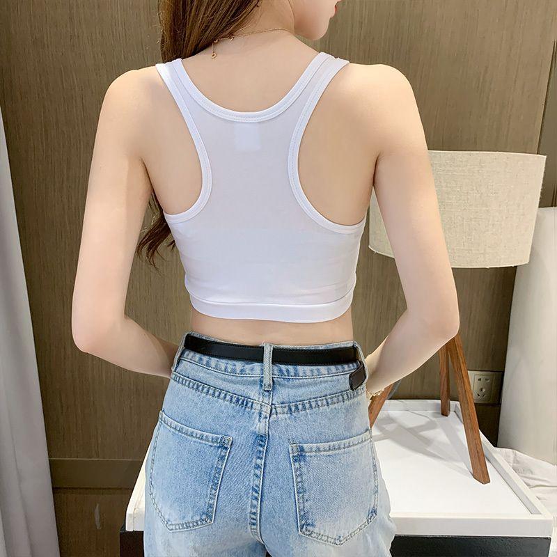 Women'S Yoga Sports Vest Summer Outer Wear Small Strap Bra Fitness