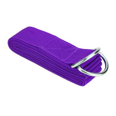 Ayarlanabilir Germe Kayışı D Halka Kemerler Spor Bel Bacak Fitness Spor Yoga Kemer (Mor)