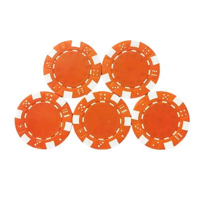 25Pcs Casinos Poker Chip Game Chip Teaching Coin Plastic Counting Counters Poker Chip Small Learning Counters Chip