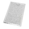 Microwave Oven Grease Filter for WB06X10309 Microwave Filter Replacement Parts 7.64x5.12in Aluminum