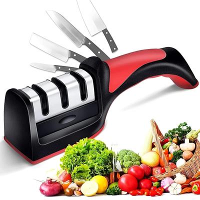 RSINC Aiguiseur de Couteaux Manuel 3 Étapes pour Aiguiseur de Couteaux de Cuisine Tige Acier Knive B0DSFCD29H