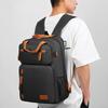 Schoolbag Men's Leisure Travel Backpack Large Capacity Shockproof Crossbody Computer Bag Waterproof European and American Retro Fashion Backpack