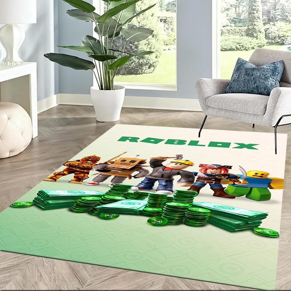 Roblox 50 Floor Mat Perfect for Bedrooms Game Room Dining Room Living Rooms Antislip Carpet Decorate Offices