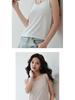 2026 New Arrival Women's Seamless U-Neck Ice Silk Camisole - One Size, Solid Color Sleeveless Top