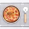 Round Pizza-Plate Tray Carbon Steel Baking Pan Dish Holder Home-Kitchen Baking Tool 6/8/10in Bakeware Tray Cooking Dish