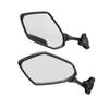 Pair Motorcycle Rearview Mirrors Black Visibility Replacement for Honda CBR F4 Racing
