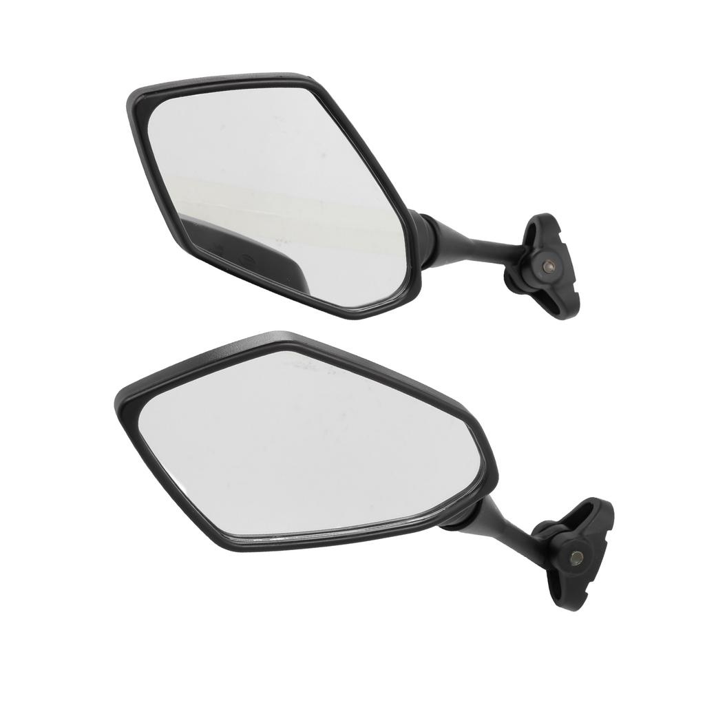 Pair Motorcycle Rearview Mirrors Black Visibility Replacement for Honda CBR F4 Racing