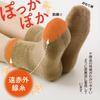 Alphax Warm and Extra Mocha Sizes Women's Double-Knit Socks, Cold-Wearing, Thick, Double-Pile Warmer, Beige, 22.0-25.0cm