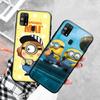 Black Case for Xiaomi Poco X6 X4 M5 M6 F5 F6 C65 C55 C50 C51 C40 Pro Redmi 14C A3X 13C 12C 11T 10A 9C Note 7 6 8A Plus M-78 Cute Minions