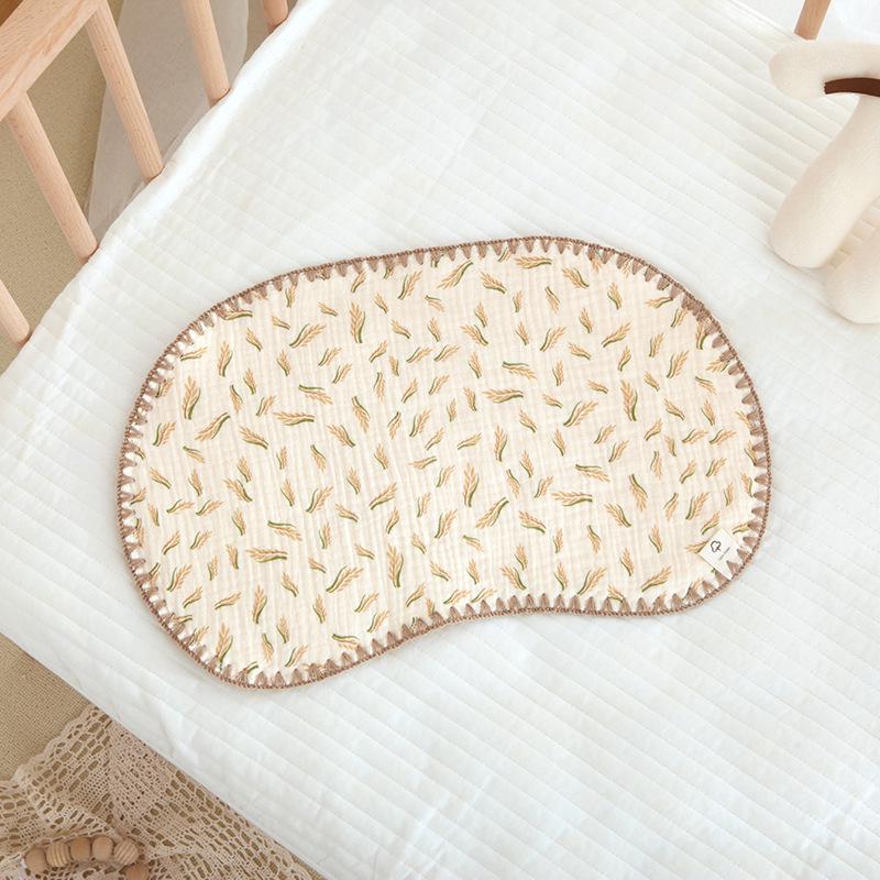 10-lagiges Baumwollgaze-Neugeborenenkissen - Atmungsaktiv, Schweißabsorbierend, Wolkenförmig für Babykomfort