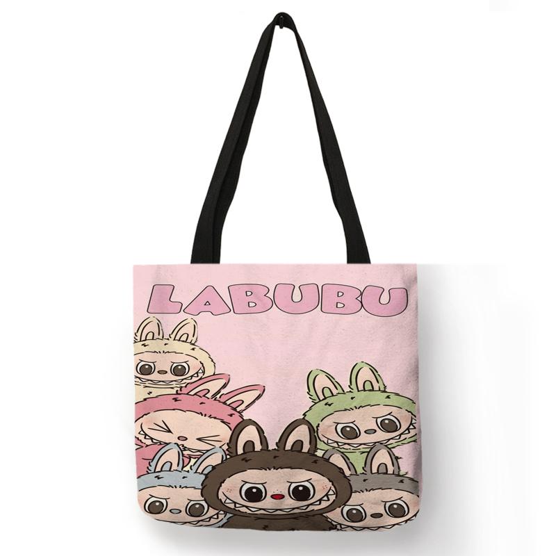 Labubu Trendy Personalized Printed Bag Shopping Bag 5405
