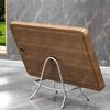 1Pieces Chopping Board Holder Stainless Steel Pan Lid Rack Cutting Board Stand Holder Kitchenware Organizer Outdoor Tableware
