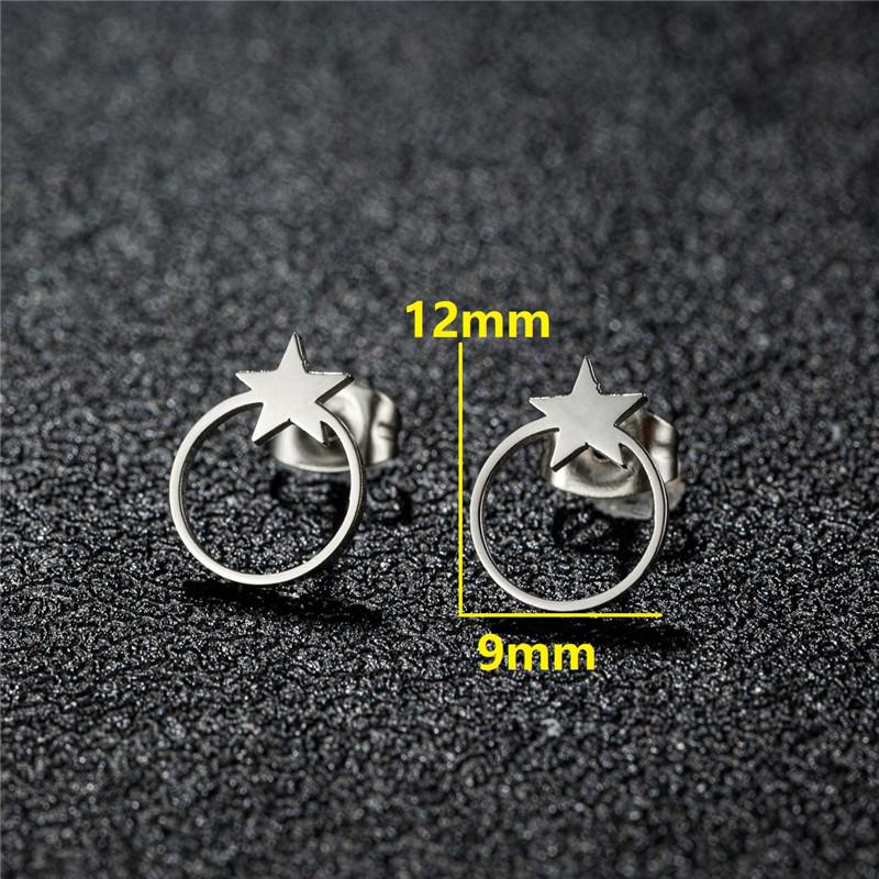 Minimalist Cute Animal Earings Jewelry Small Penguin Fish Swallow Stud Earrings for Women U Shaped Earing Oorbellen