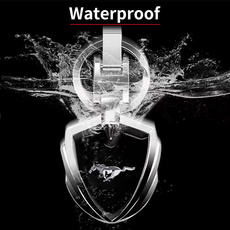 Metal Car Styling Keychain Key Chain Keyrings Key Holders For Ford Mustang ST Line Mondeo Focus Fiesta Escape Kuga Ecosport Ranger EXplorer Stickers