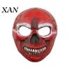 Crâne Réaliste Costume d'Halloween Masque Sanguinolent, Sangle Élastique Réglable Fête Masque Facial Léger Mousse PU Horreur pour Cosplay Décoration Effrayant