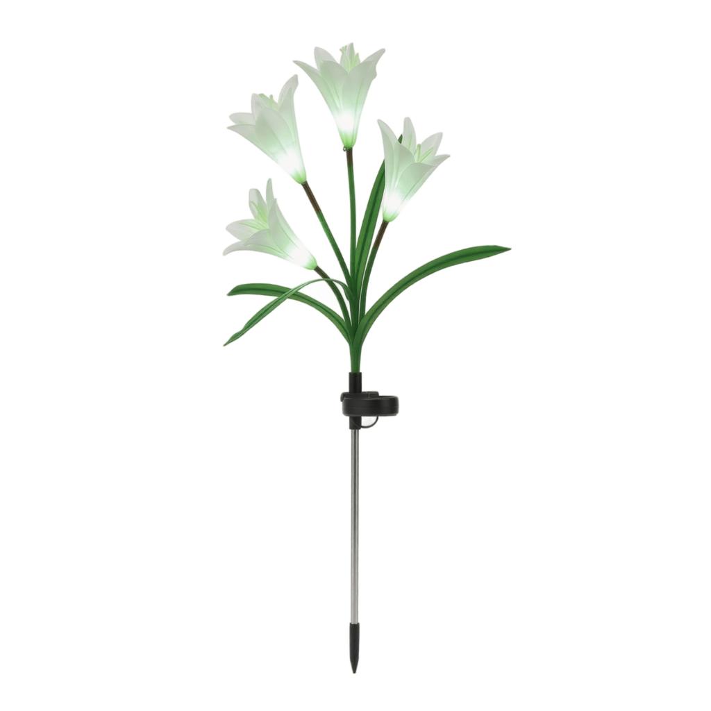 Powered Artificial Flower Lights for Outdoor Garden Decoration - Patio and Yard Stake Lights