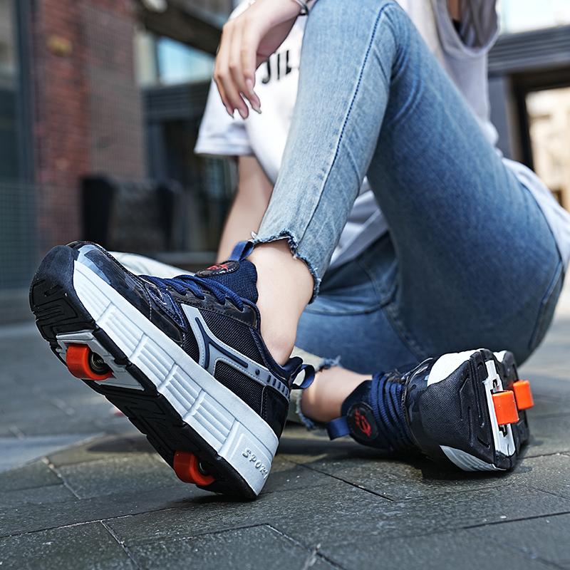 Zapatos de moda para niños, zapatos de polea Rampage, zapatos para papá, zapatos deportivos, zapatos de tablero, zapatos deportivos para niños al aire libre