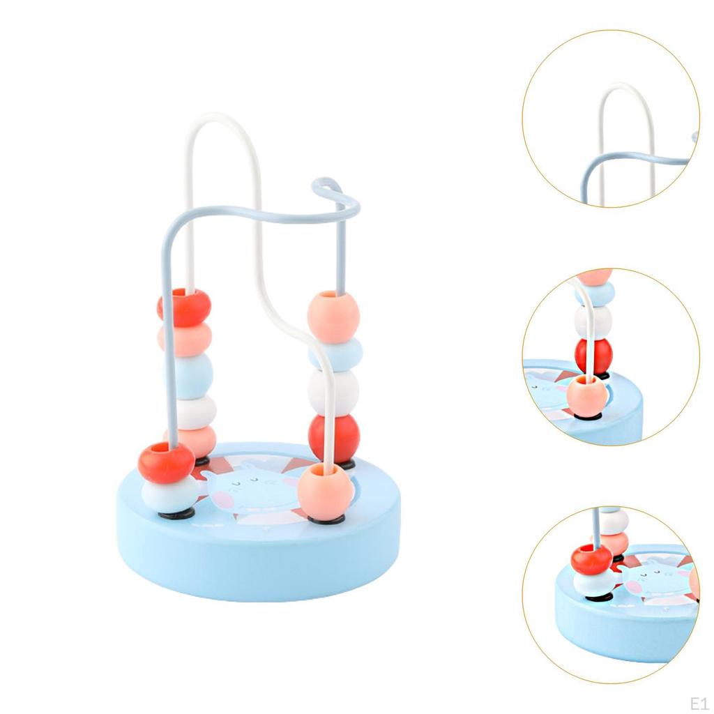 Bead Maze Game Motor Development Activity Circle Toy for Kids