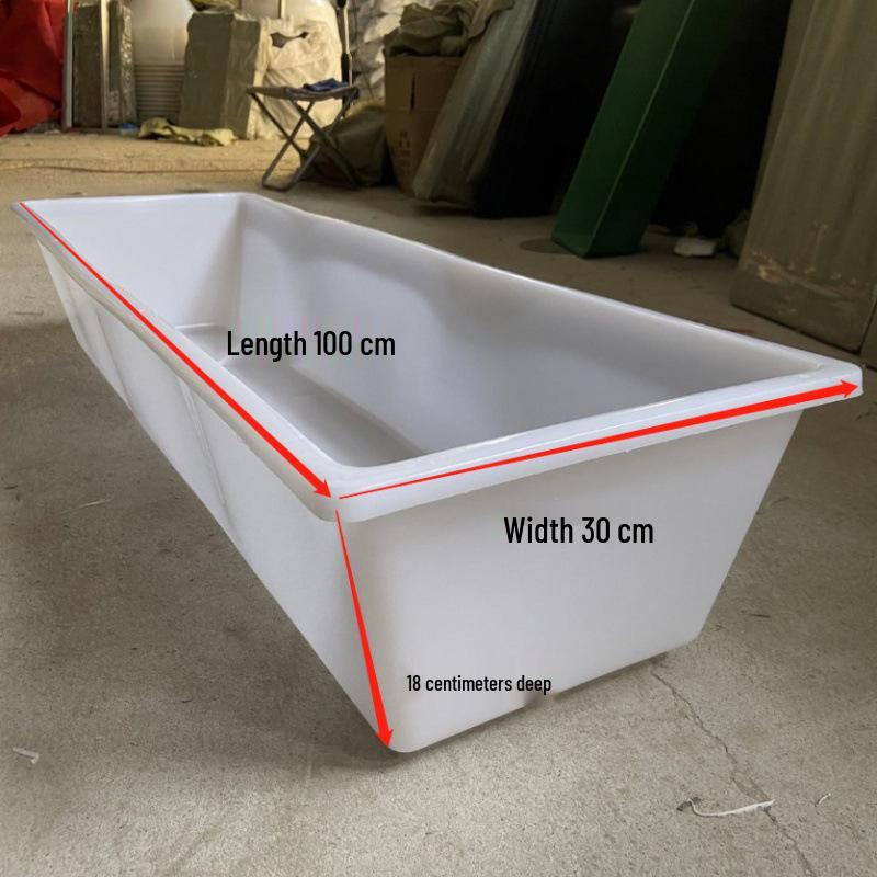 

Reinforced Plastic Drinking Trough for Sheep, Goat, and Piglets - Thickened Flat Bottom Feeding Device
