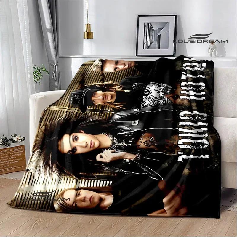 Rock band Tokio Hotel Printed blankets Picnic blanket Flange Warm blanket Home travel blankets bed linings birthday gift