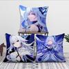 Game Skirk Genshin Impact cushion cover Pillow Cover Decoration Room Home Sofa living Office Car Nordic Simplicity