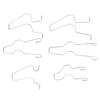 6/9/12pcs H1 H3 H4 H7 Assorted Headlight Bulb Retaining Clip Holder Set Stainless Steel Bulb Spring Clips