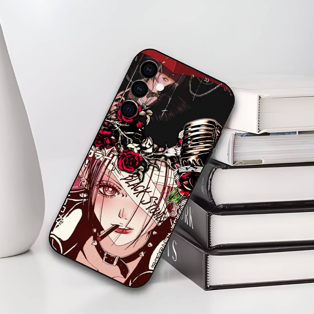 Anime N-NANA Phone Case For Samsung Galaxy A73,A72,A71,A70,A53,A52,A51,Others Soft Black Cover