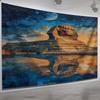 Design Of The Egyptian Sphinx Digital Printing Polyester Wall Tapestry Suitable For Use Living Rooms Bedrooms Offices Bars Party