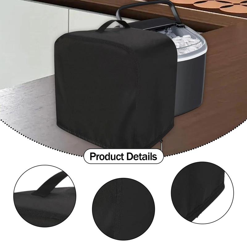 Oxford Ice Machine Cover Waterproof Dustproof Protective Cover Portable Ice Maker Freezer Appliances Home Kitchen Bar Accessorie