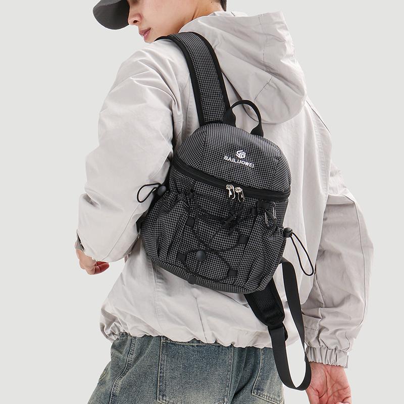 Unisex Nylon Backpack Casual Travel Daypack Outdoor Sports Bag for Hiking Camping