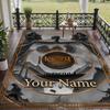 Custom Name The Hobbit Crystal Velvet Floor Rug Personalized Text Soft Carpet Home Decor