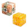 2Pcs Rolling Ball Maze Cube Kids Brain Teaser 3D Puzzle Maze Cube Toddlers Stress Relief Logical Thinking Training Bead Maze Educational Toy