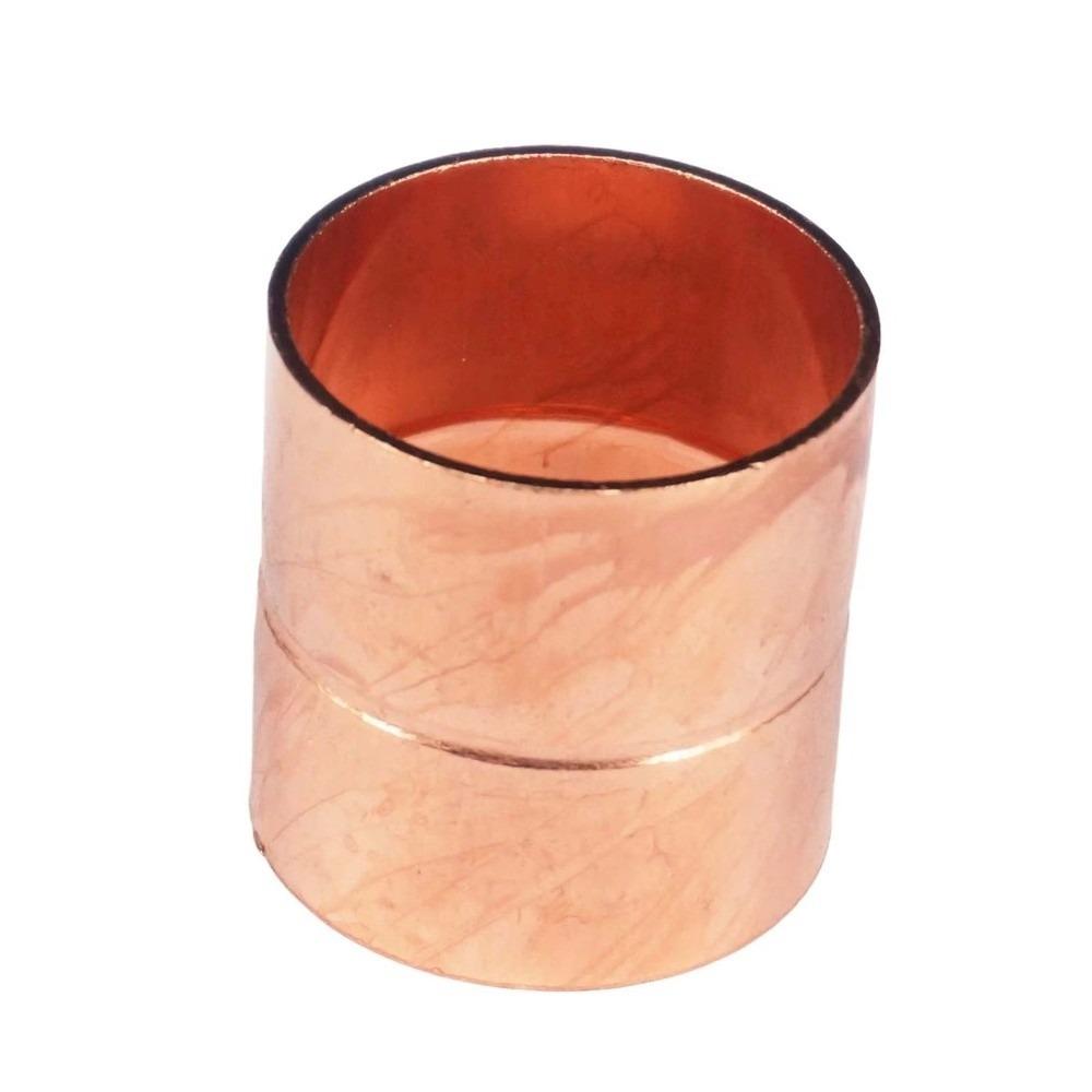 10PCS Copper Coupling Tube Fitting Equal Straight Weld Coupling  Refrigeration Equipment